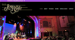 Desktop Screenshot of joyrydeband.com